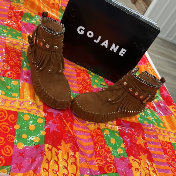 Go Jane (Kalisa) Moccasin Boots 🥾 Color - Whisky - Picture 4 of 11